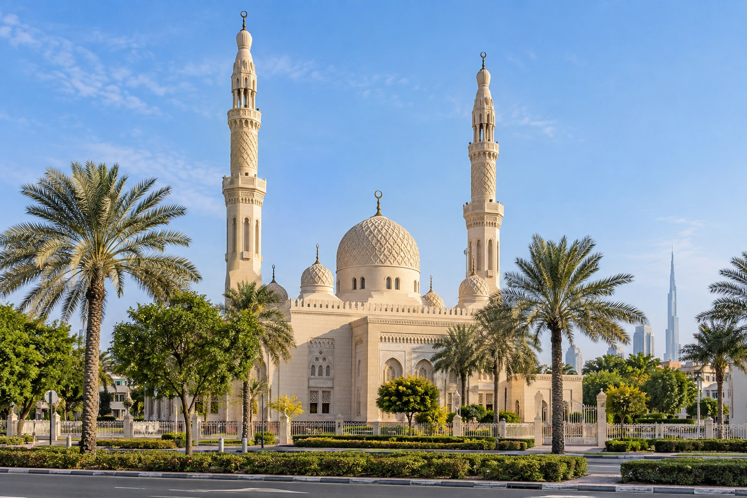 Illustrative catalog artwork of Jumeirah Mosque in Dubai