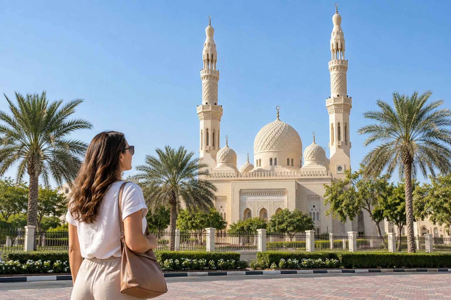 Illustrative Pale Stone Domes Experience preview for Jumeirah Mosque