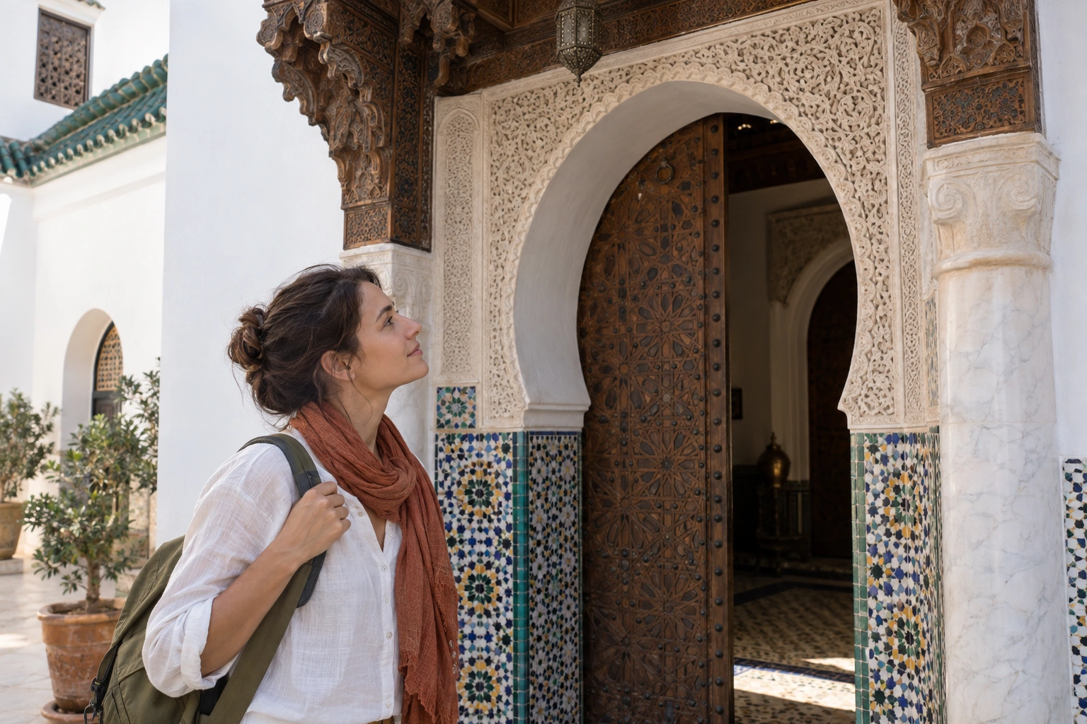 Illustrative Carved Portal Experience preview for Kasbah of Tangier