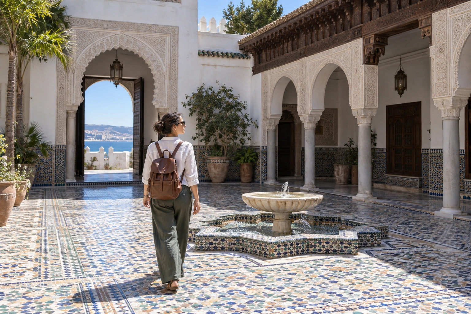 Illustrative Courtyard Daylight Experience preview at Kasbah of Tangier