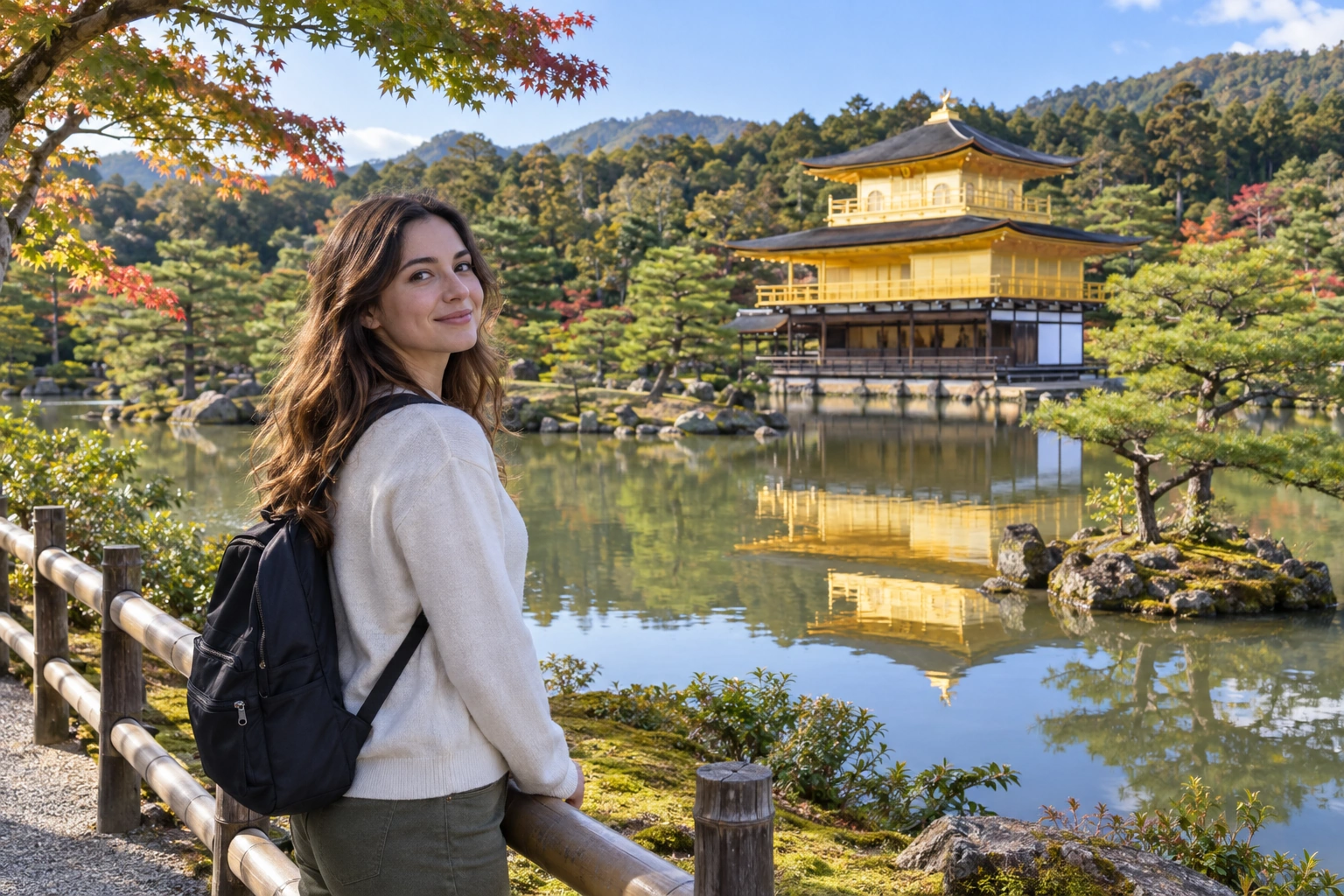 Illustrative Golden Pavilion Water Experience preview for Kinkaku-ji