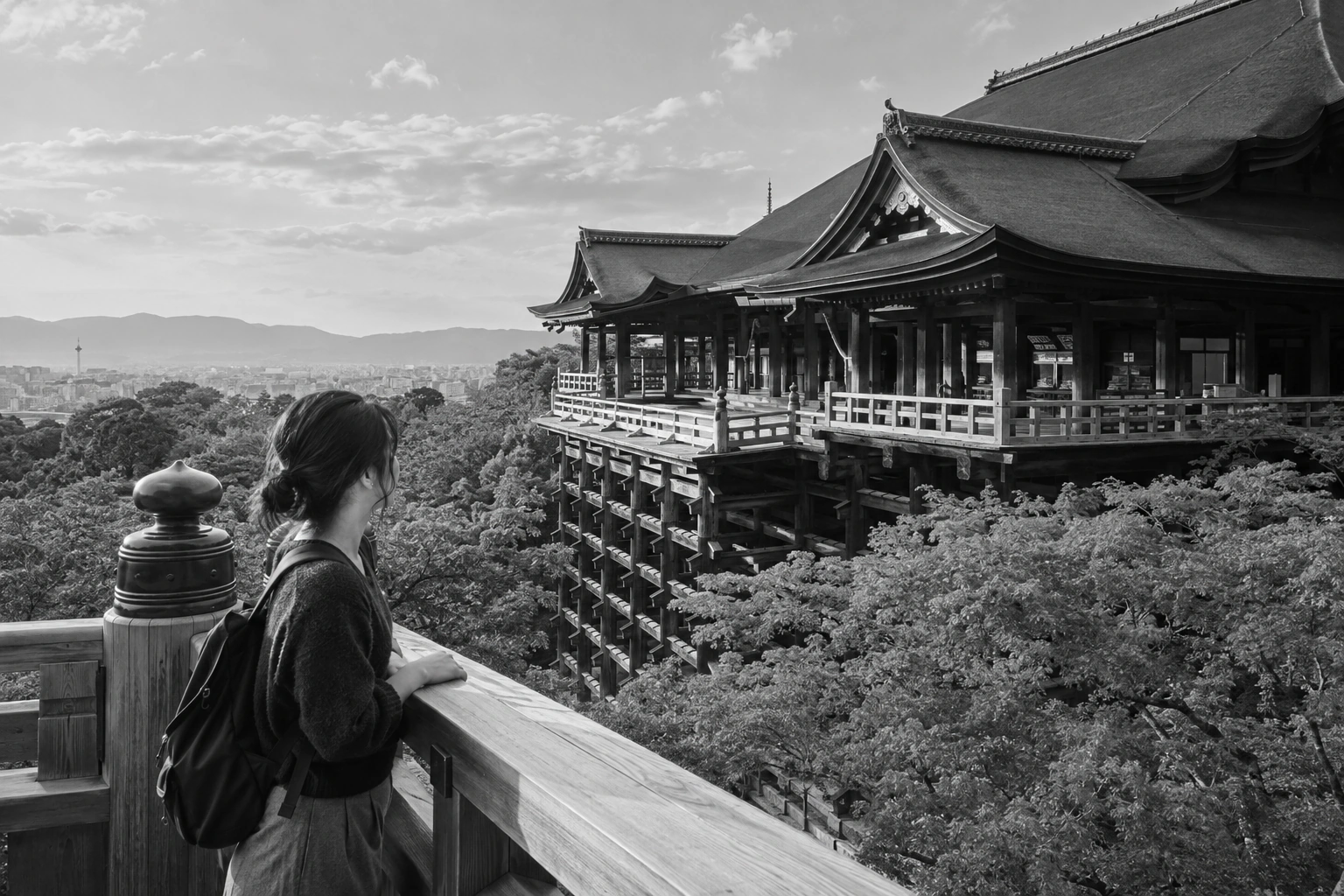 Illustrative Kiyomizu on Film Experience preview for Kiyomizu-dera
