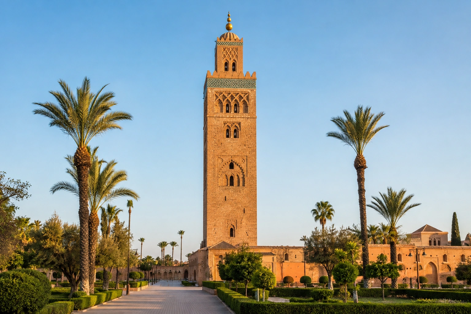 Illustrative catalog artwork of Koutoubia in Marrakech