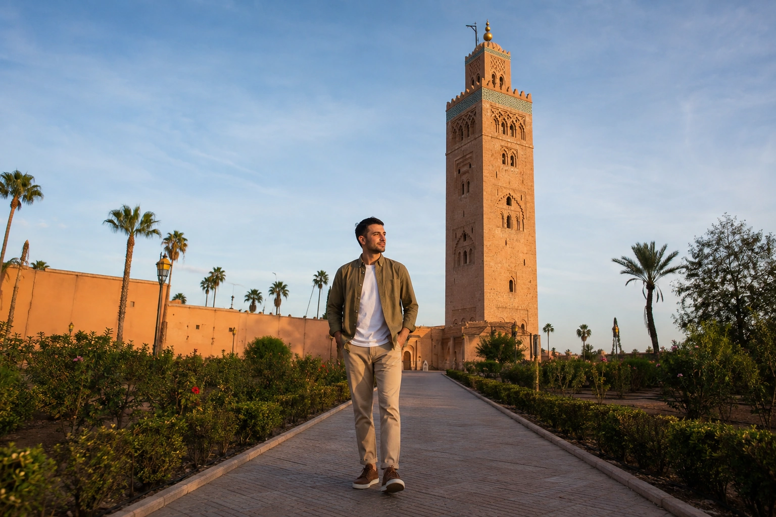 Illustrative Ochre Evening Experience preview for Koutoubia