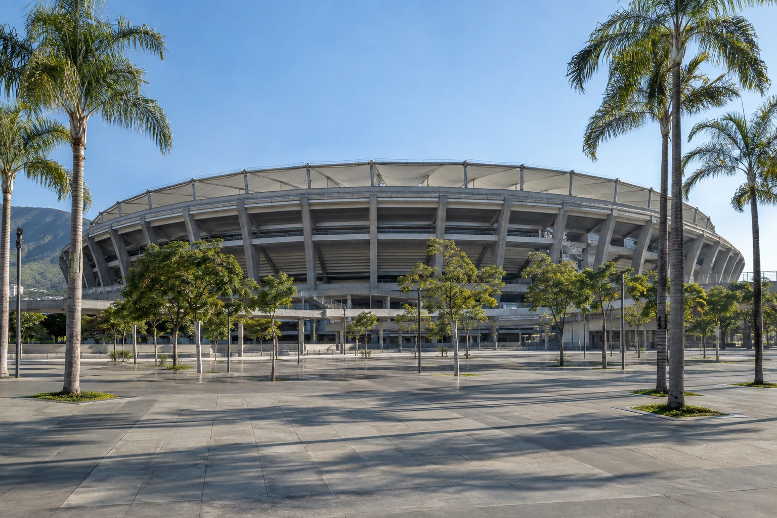Illustrative catalog artwork of Maracanã Stadium in Rio de Janeiro