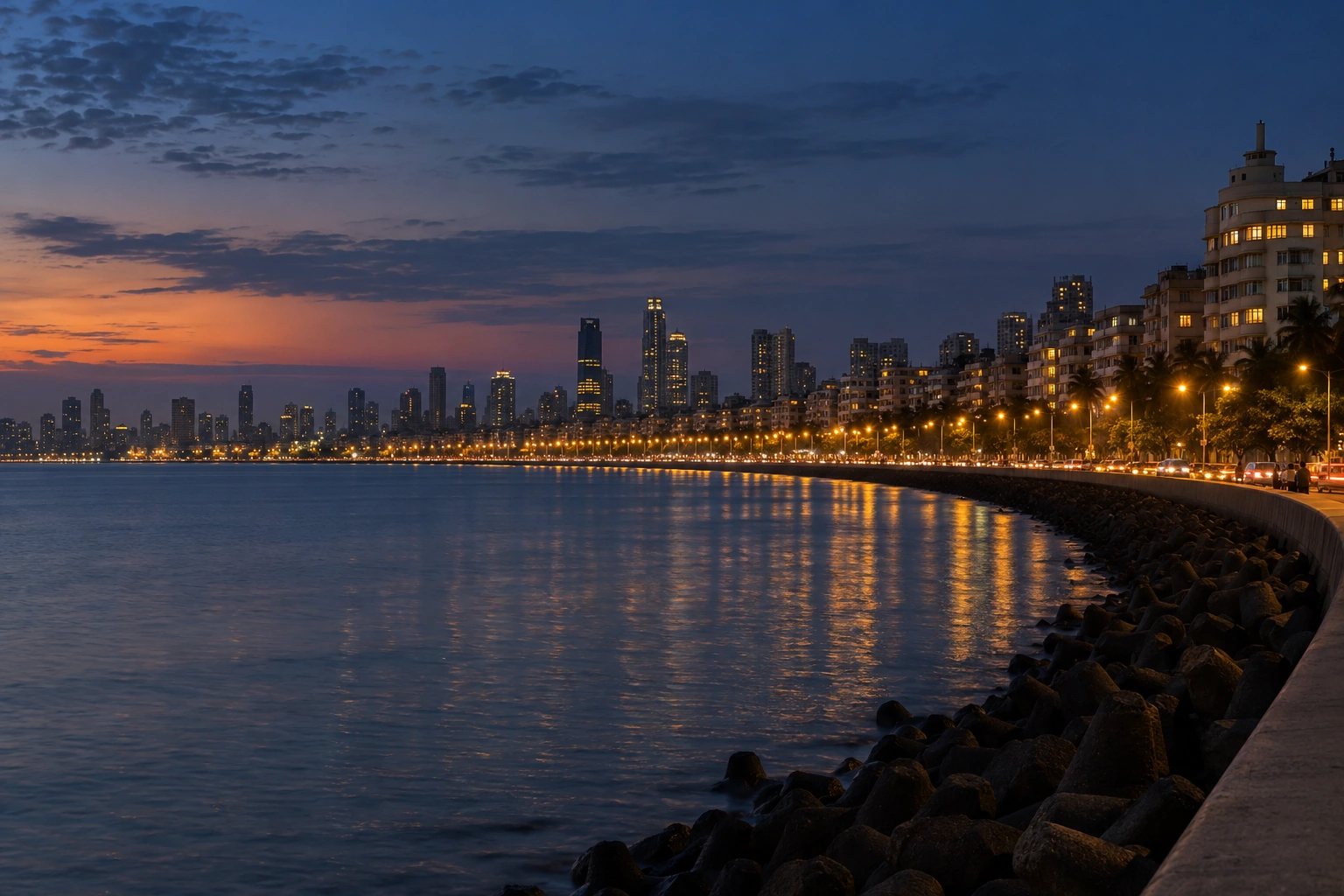 Illustrative Queen’s Necklace Experience preview for Marine Drive