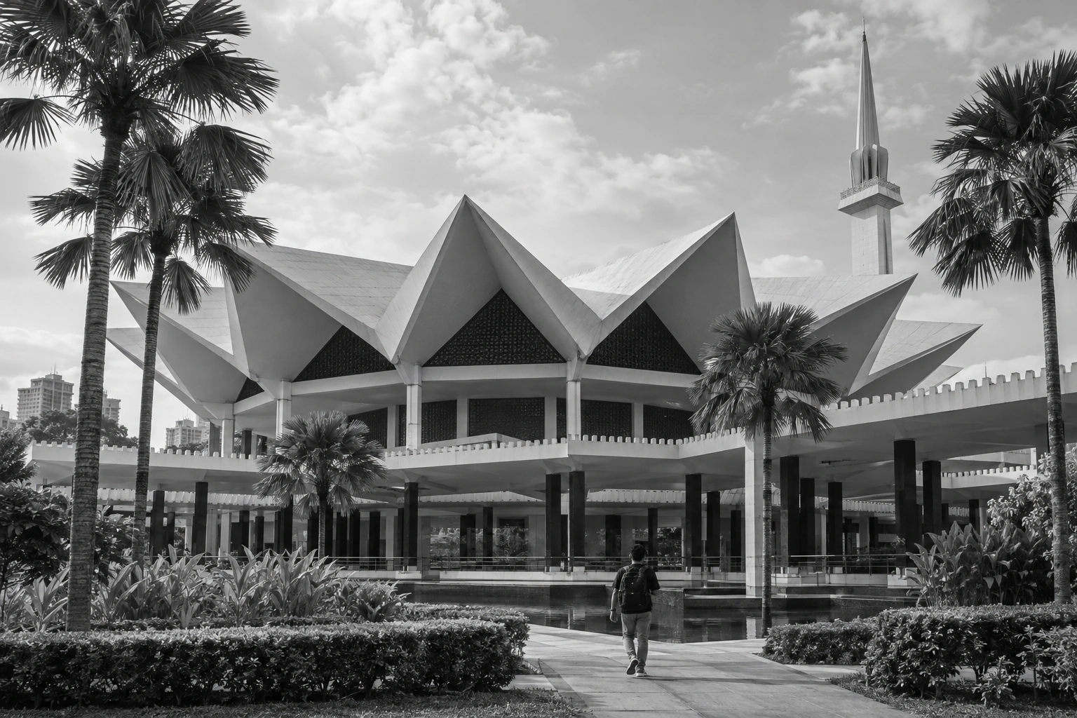 Illustrative Masjid Negara on Film Experience preview for Masjid Negara