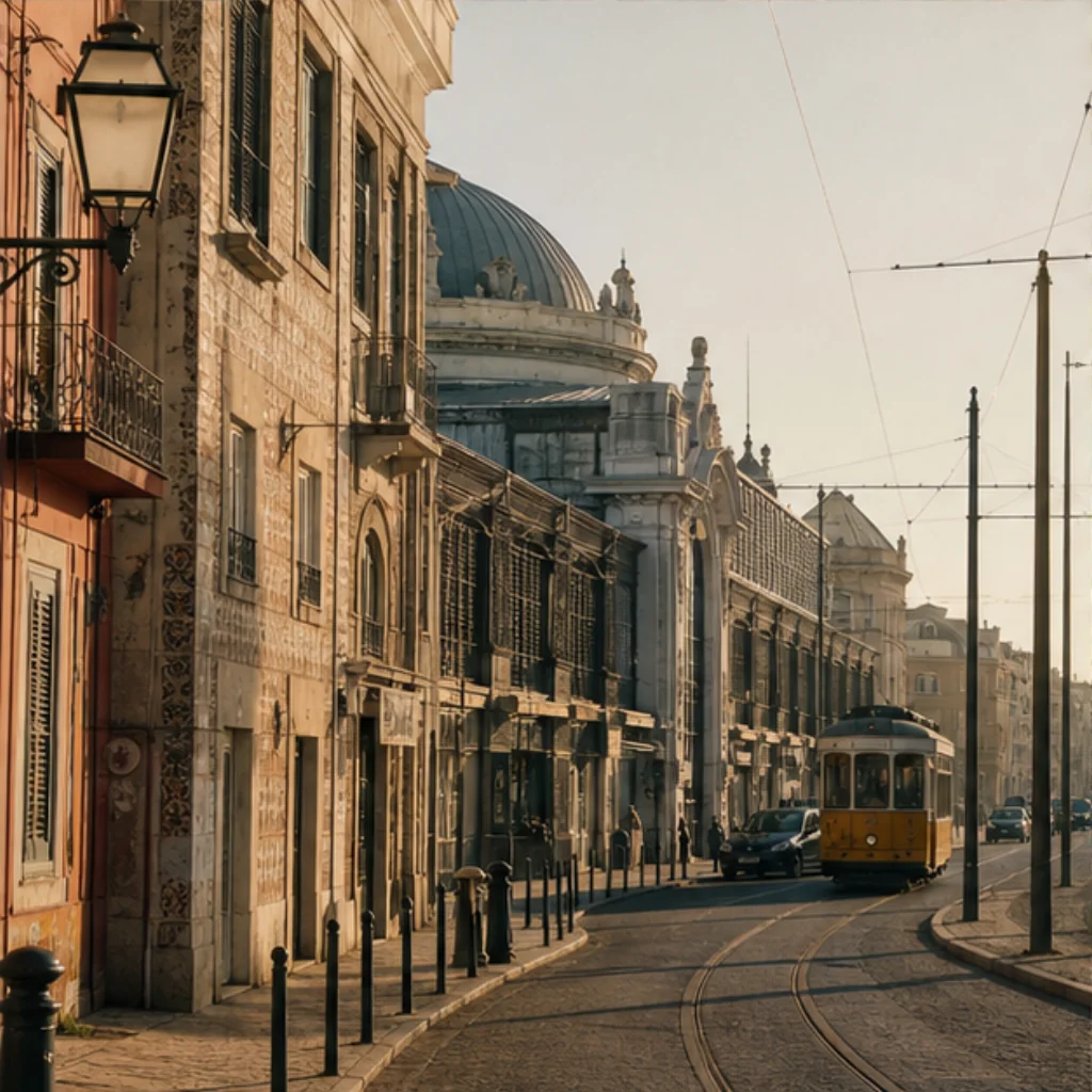 Illustrative Cais do Sodré on Film Experience preview for Mercado da Ribeira