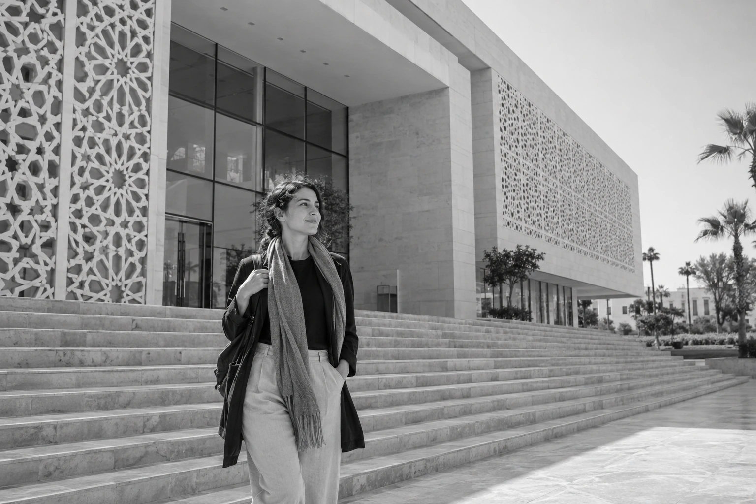 Illustrative Museum on Film Experience preview for Mohammed VI Museum of Modern and Contemporary Art