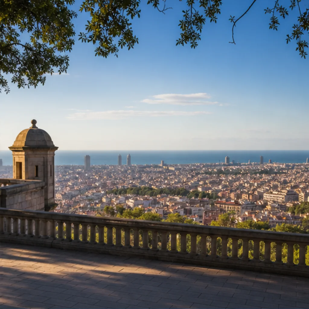 Illustrative City Overlook Experience preview for Montjuïc
