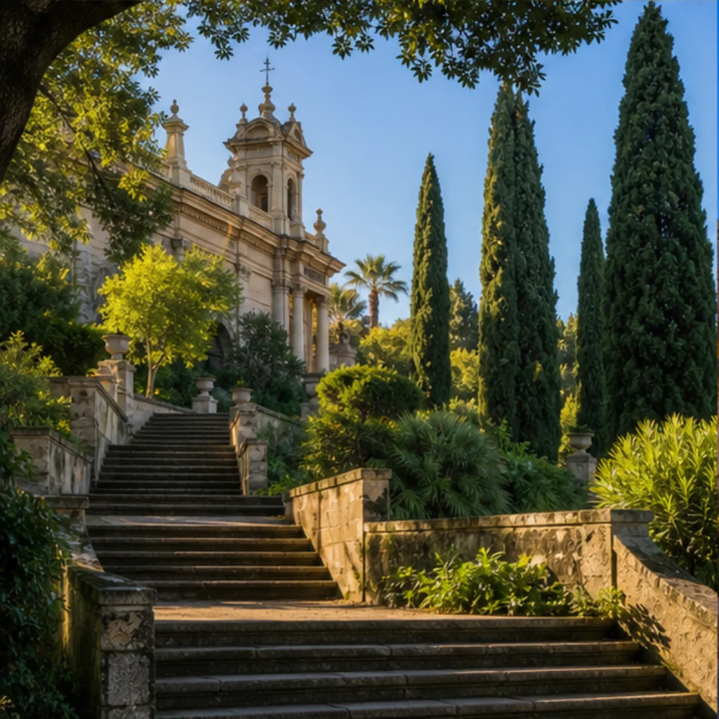 Illustrative Garden Cinema Experience preview for Montjuïc
