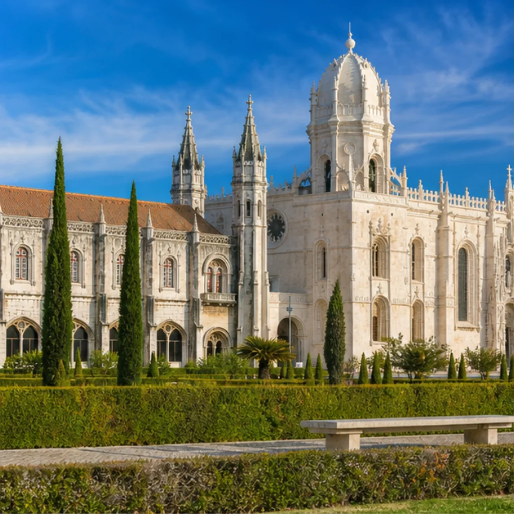 Illustrative catalog artwork of the Mosteiro dos Jerónimos in Lisbon