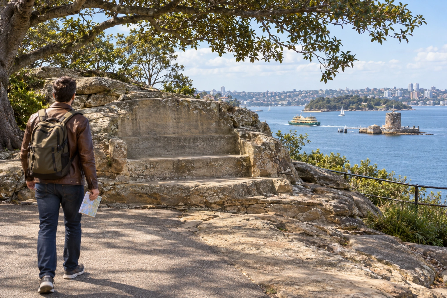 Illustrative Yurong Point Daylight Experience preview for Mrs Macquarie’s Chair