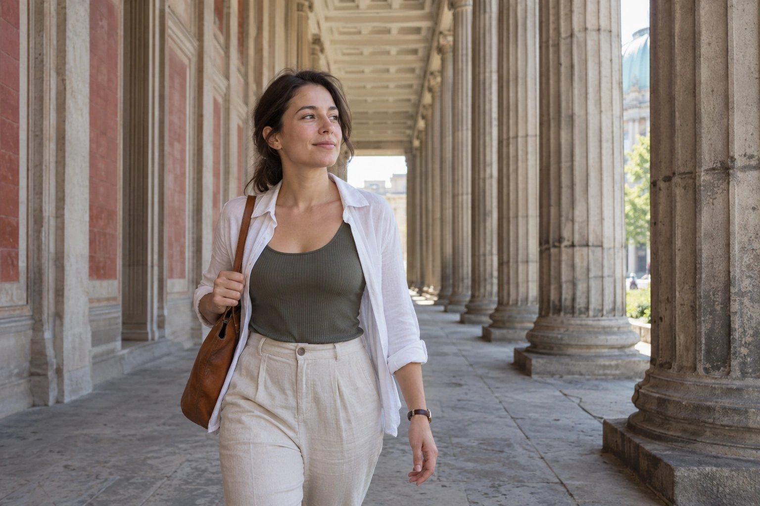 Illustrative Colonnade Arcade Experience preview for Museum Island