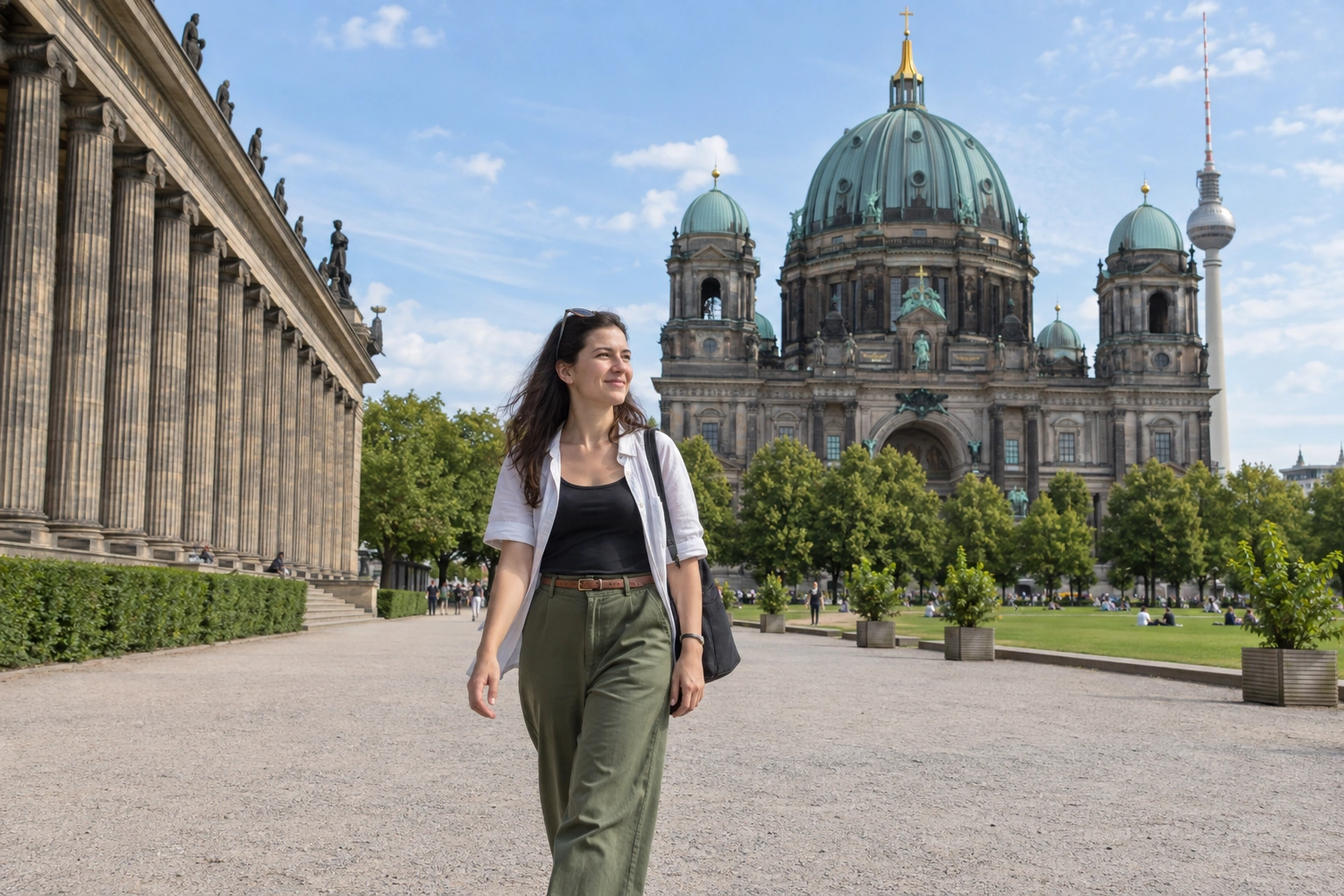 Illustrative Lustgarten Daylight Experience preview at Museum Island