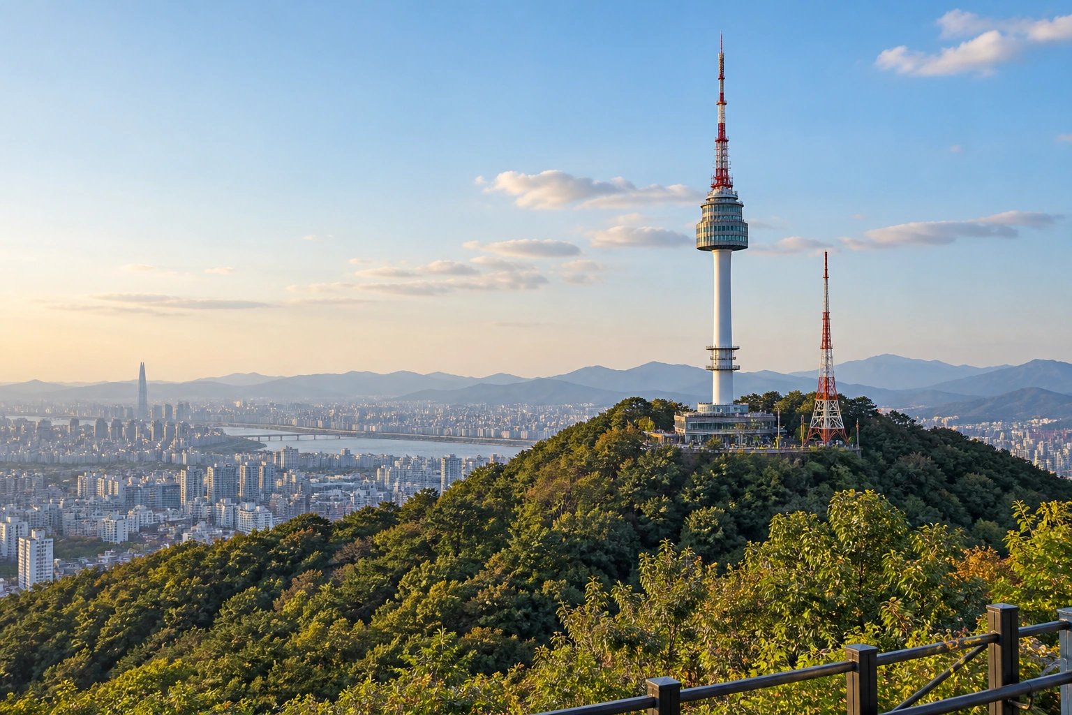 Illustrative catalog artwork of N Seoul Tower in Seoul