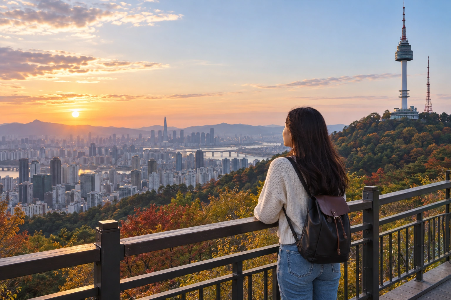 Illustrative Seoul Skyline Experience preview for N Seoul Tower
