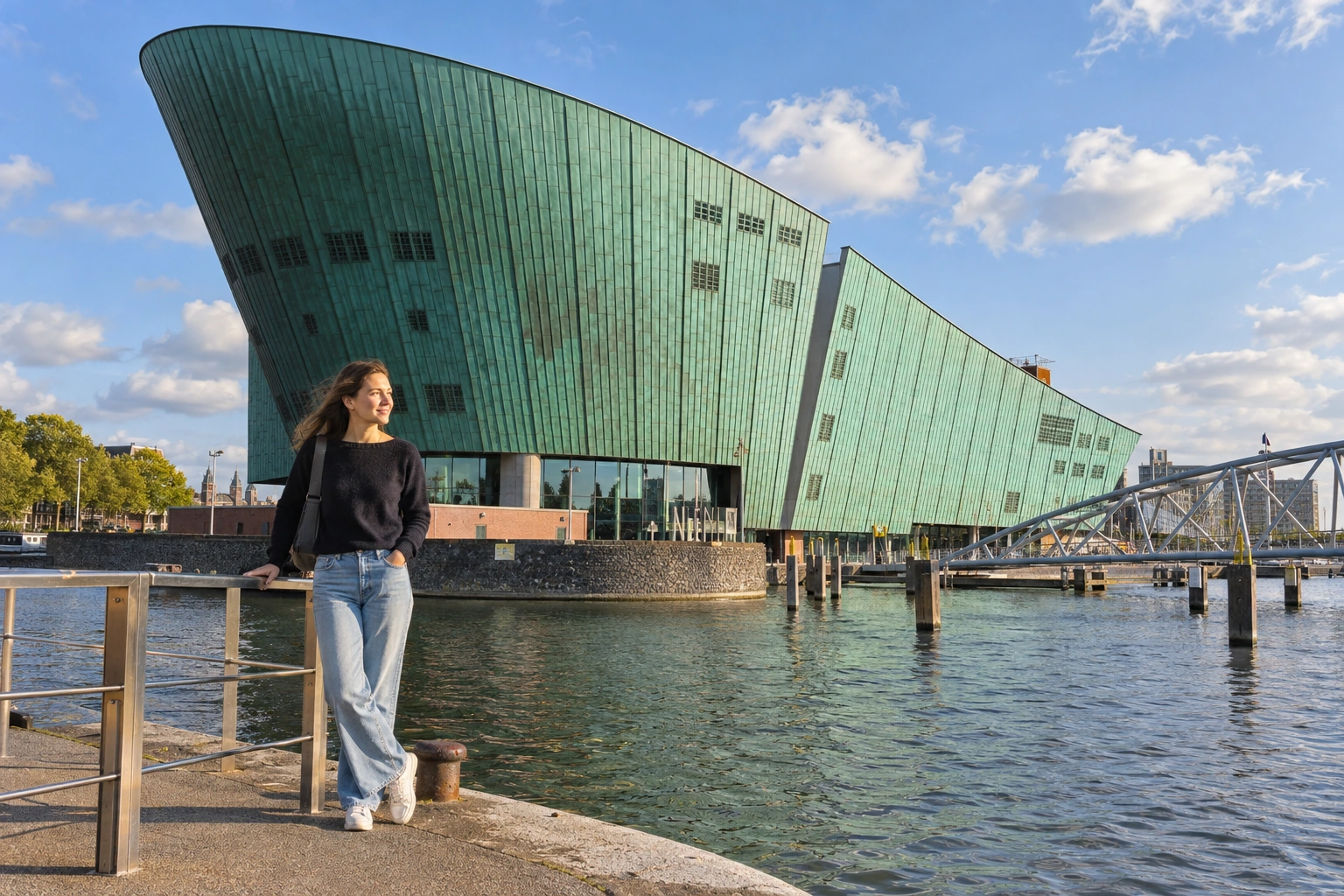 Illustrative Dockside Geometry Experience preview at NEMO Science Museum