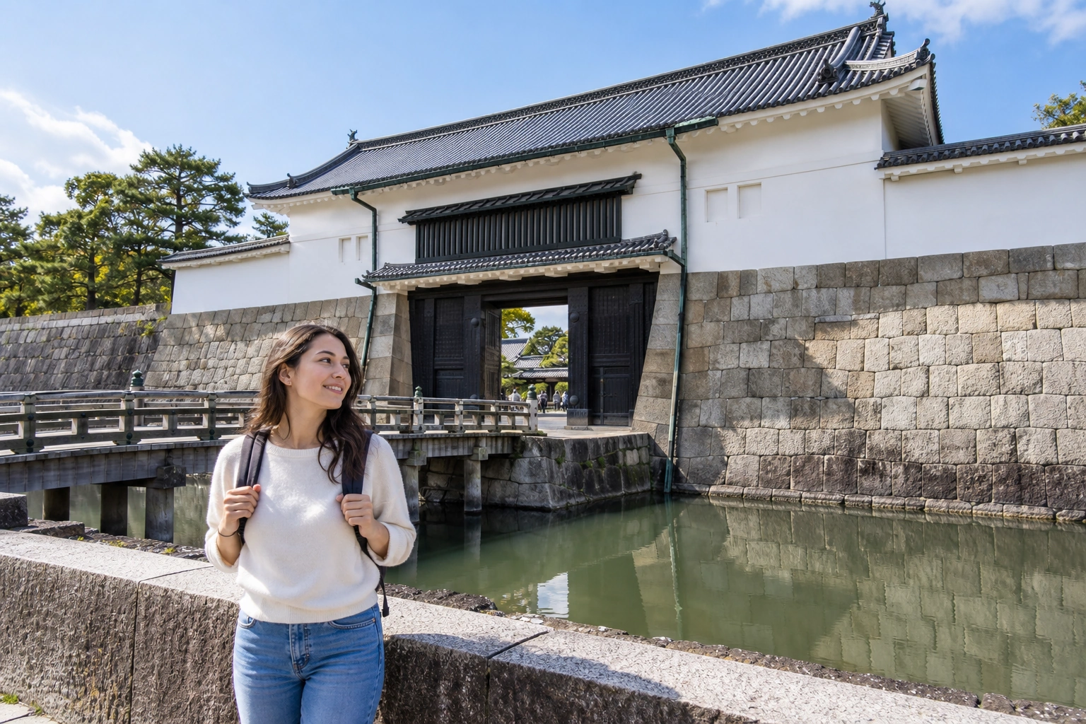 Illustrative Eastern Gate Light Experience preview for Nijo Castle