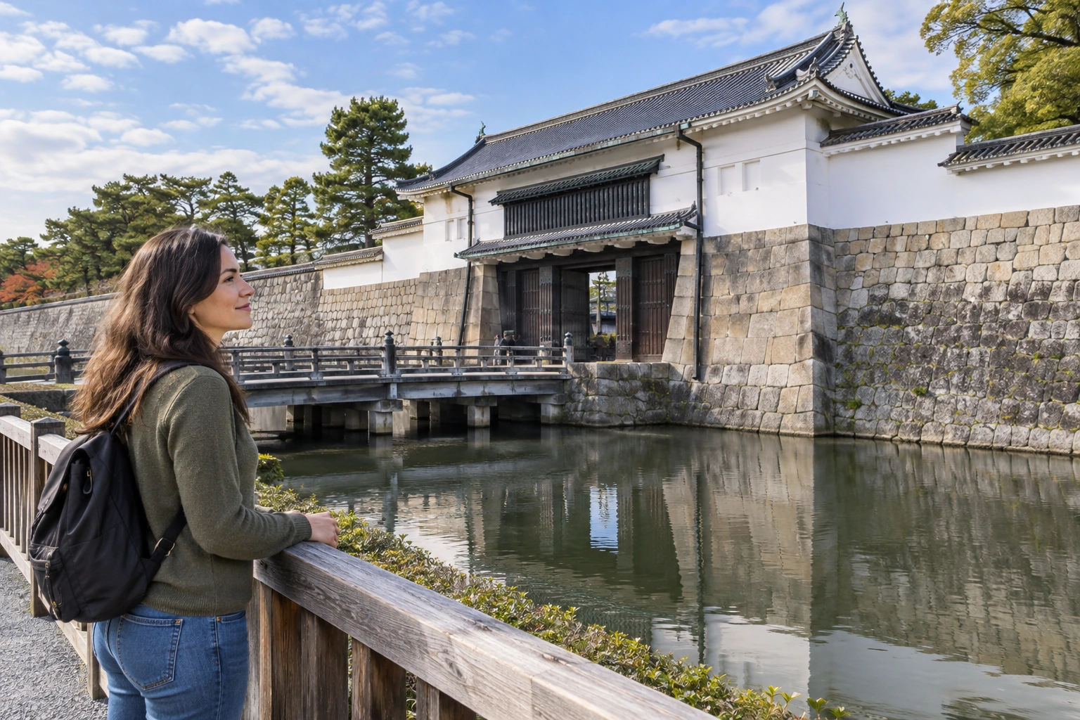 Illustrative Moat and Wall Experience preview for Nijo Castle