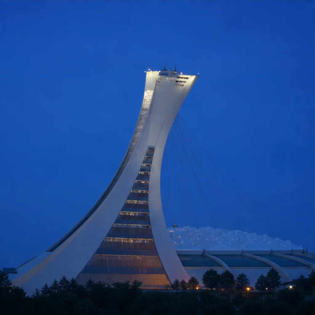 Illustrative Tower Blue Hour Experience preview for Olympic Stadium