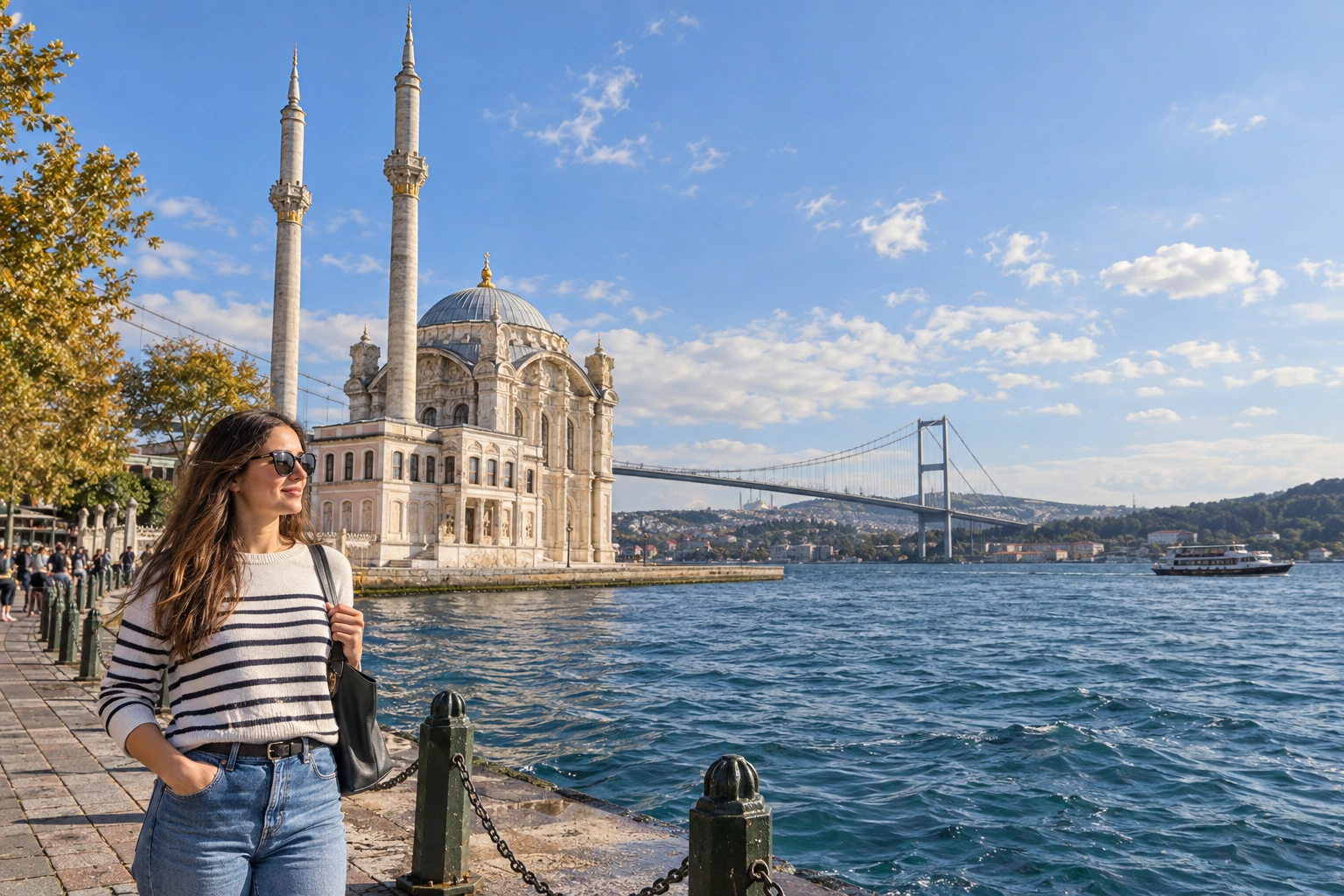 Illustrative Bosphorus Light Experience preview for Ortakoy Mosque