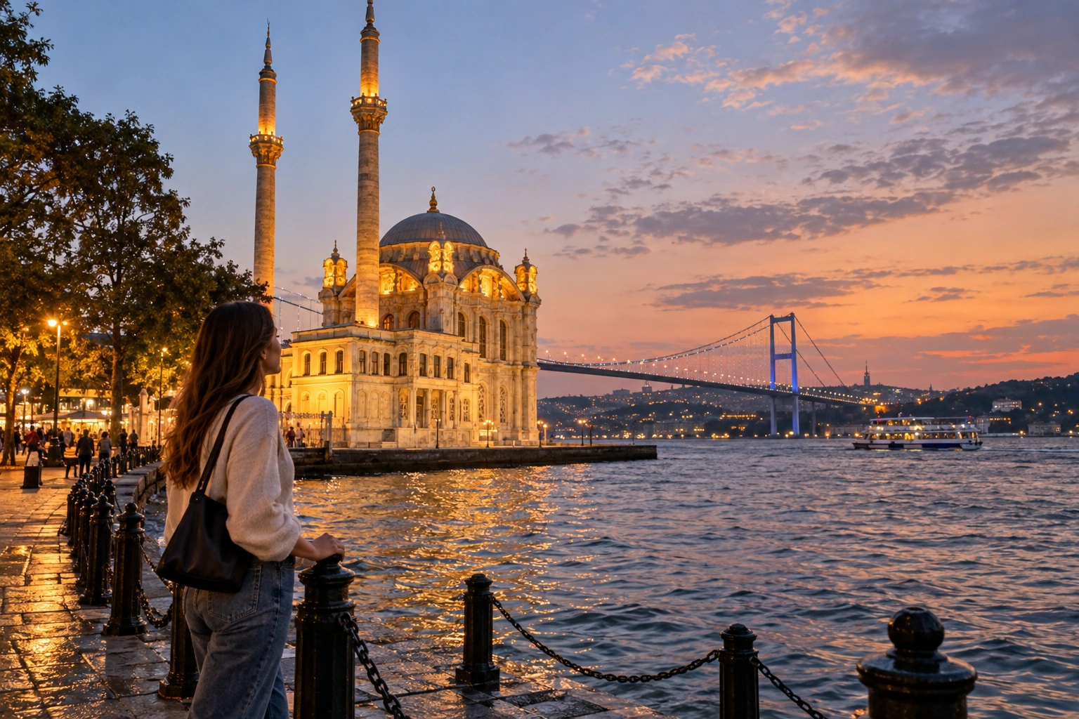 Illustrative Ortakoy Twilight Experience preview at Ortakoy Mosque