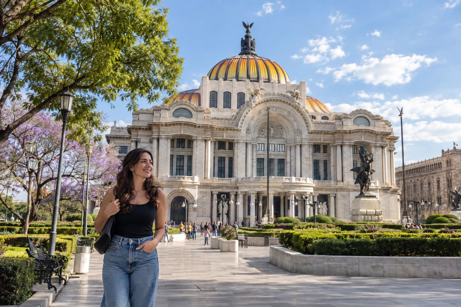 Illustrative Alameda Perspective Experience preview for Palacio de Bellas Artes