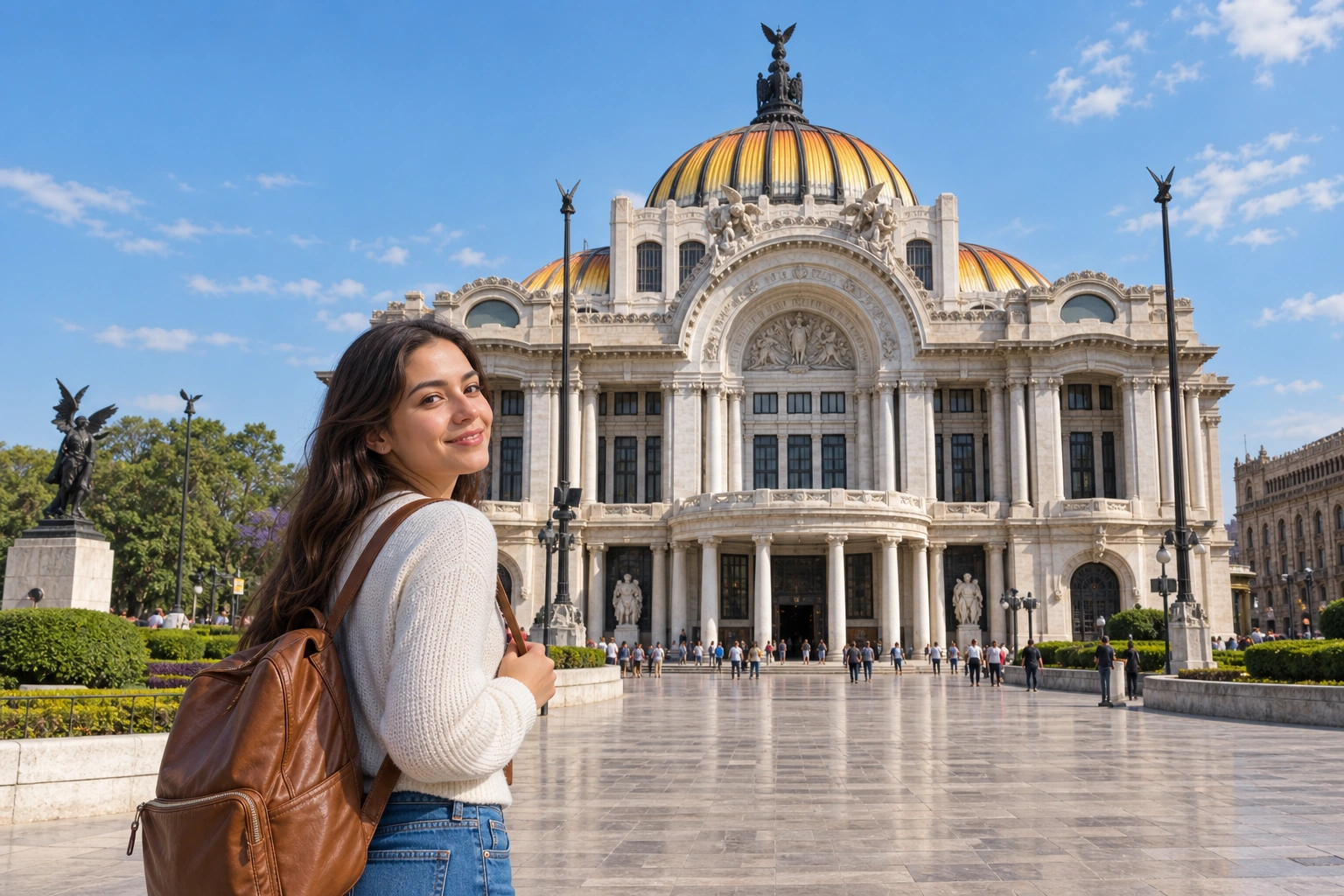 Illustrative Marble and Amber Experience preview at Palacio de Bellas Artes