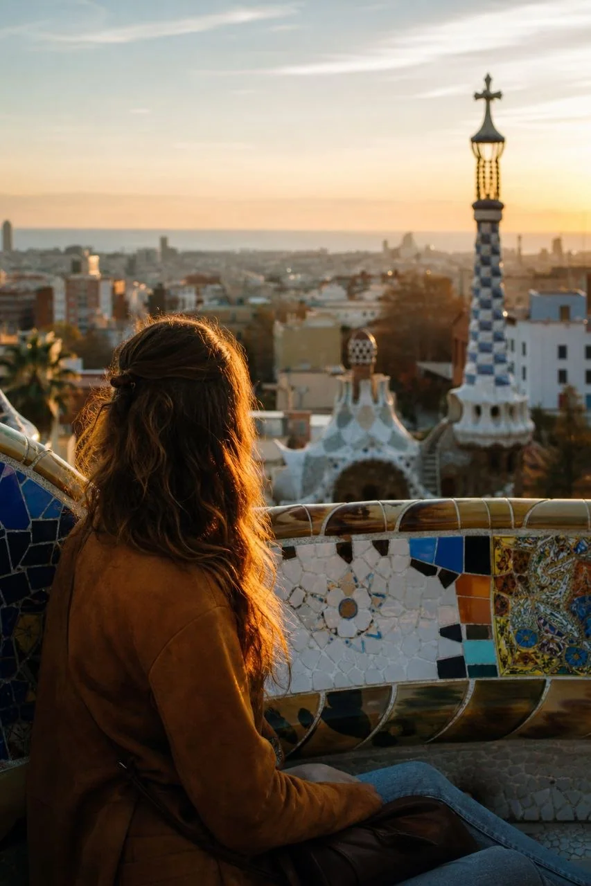Illustrative Golden Hour Experience preview at Park Güell