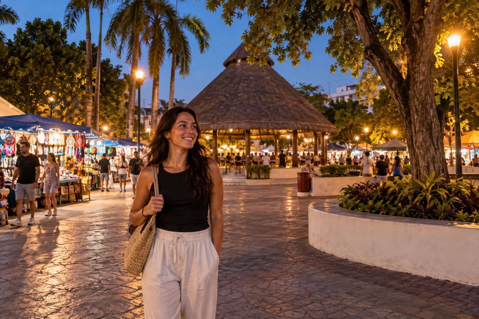 Illustrative Palapas Evening Experience preview for Parque de las Palapas