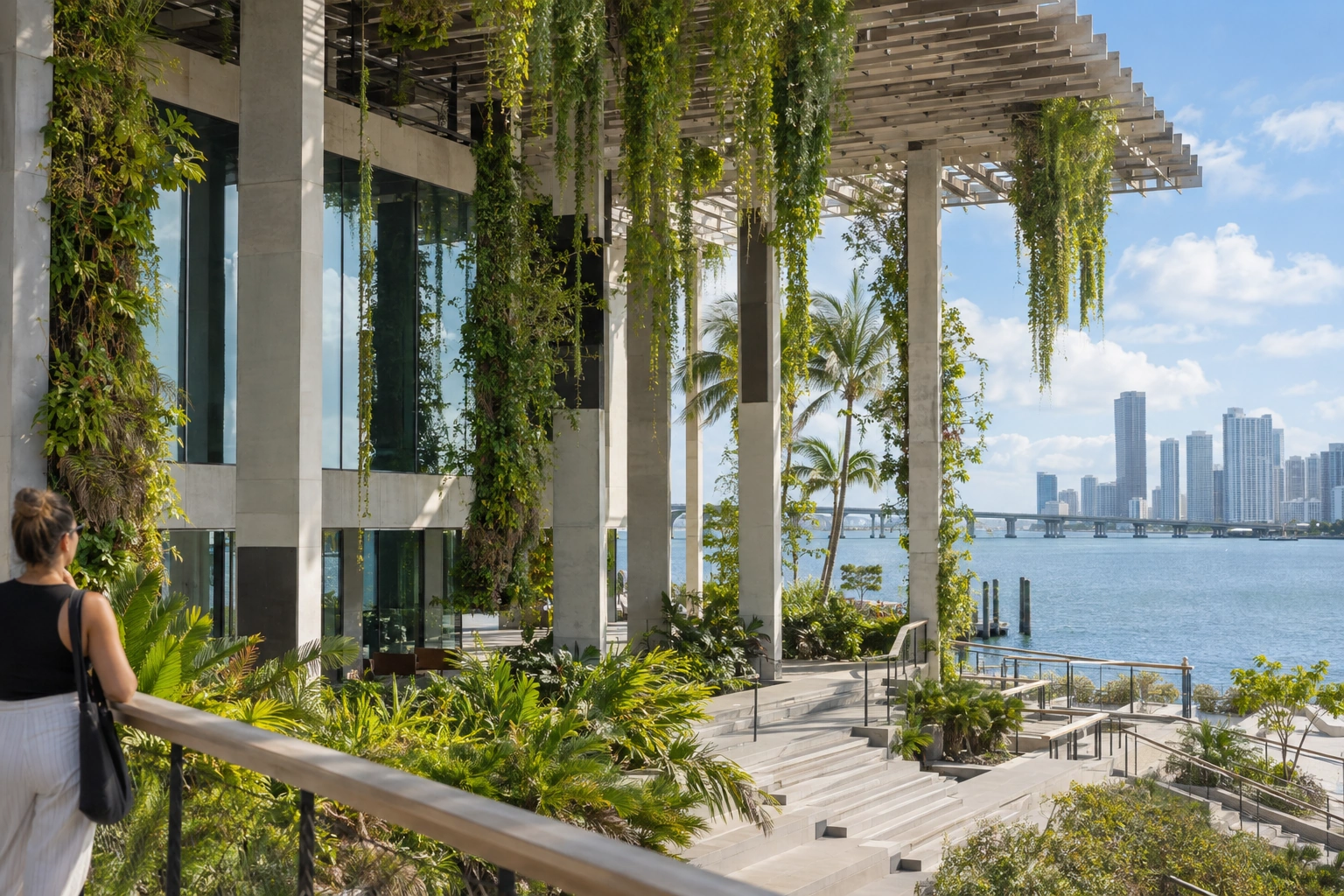 Illustrative Hanging Gardens Experience preview for Pérez Art Museum Miami