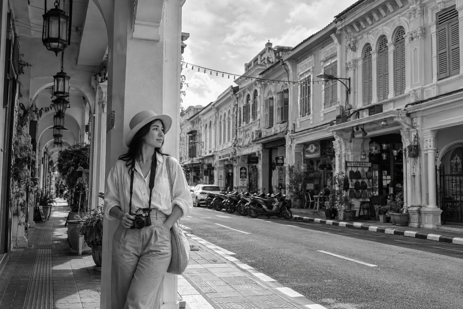 Illustrative Old Phuket on Film Experience preview for Phuket Old Town