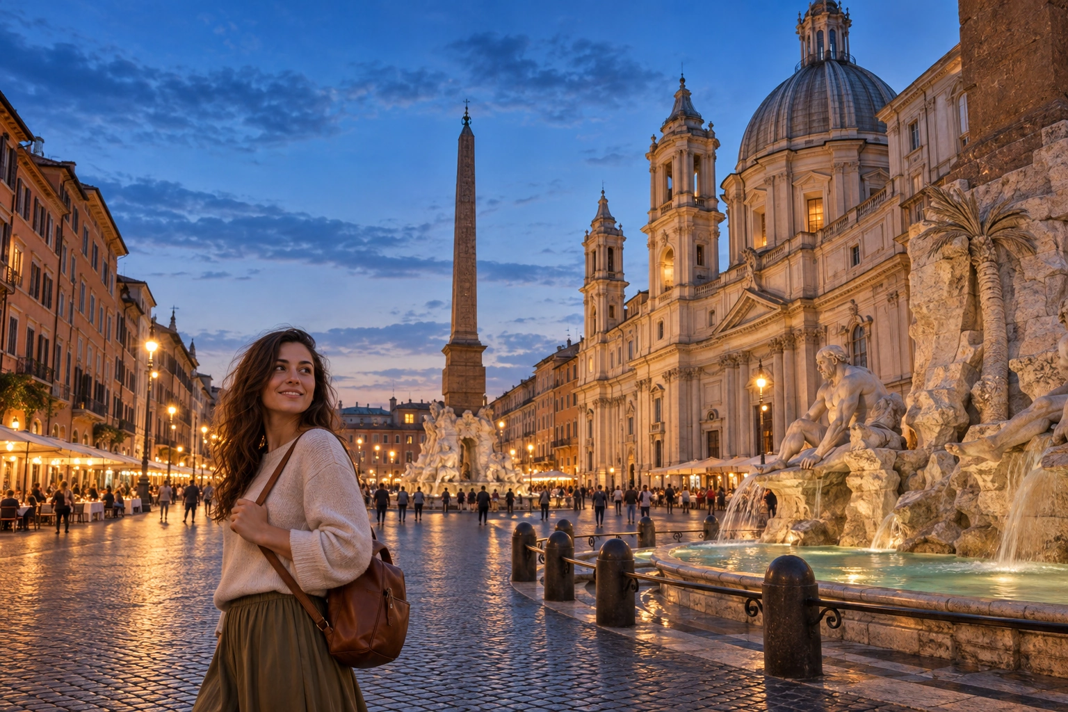 Illustrative Navona Evening Experience preview for Piazza Navona