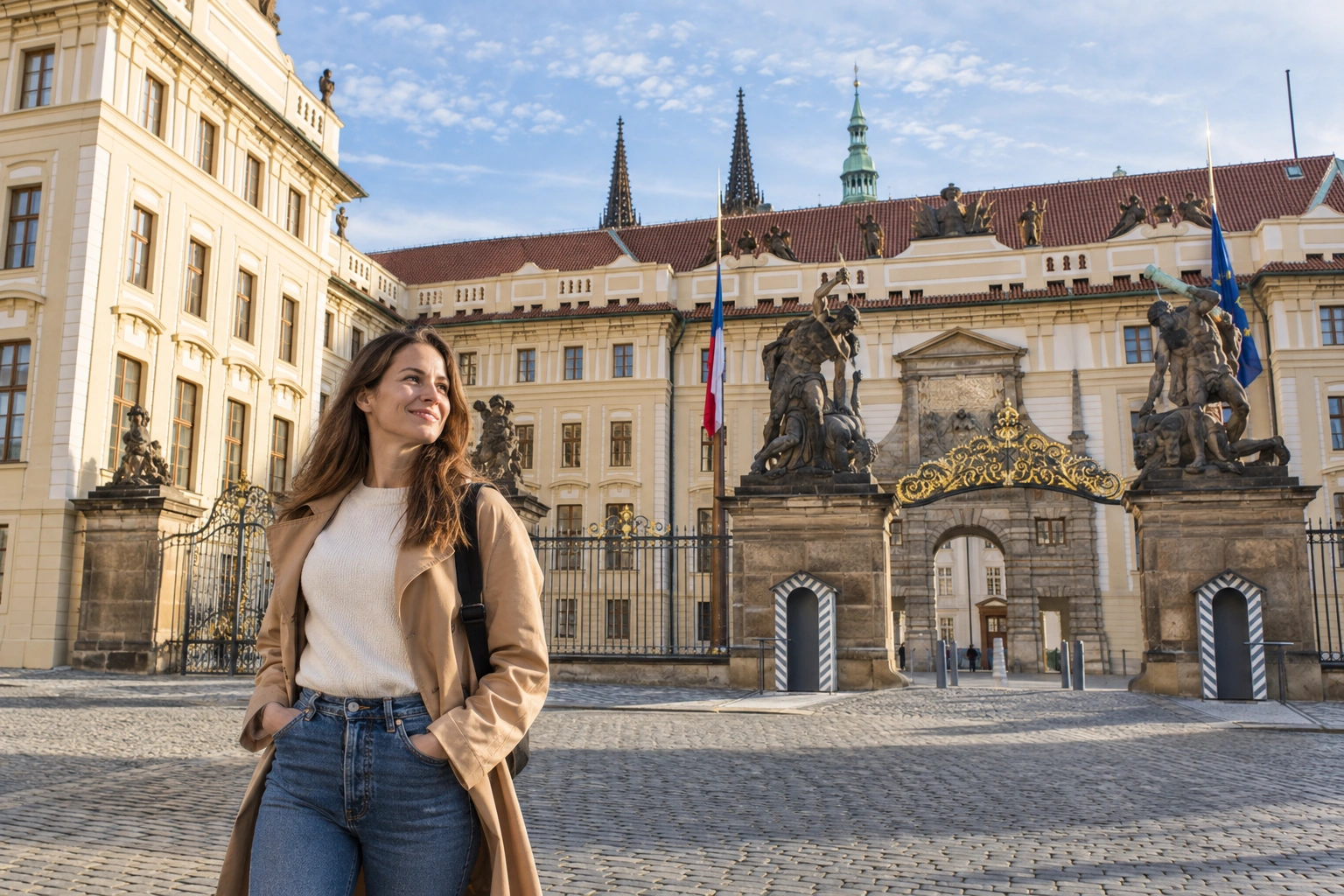 Illustrative Castle Facade Rhythm Experience preview for Prague Castle
