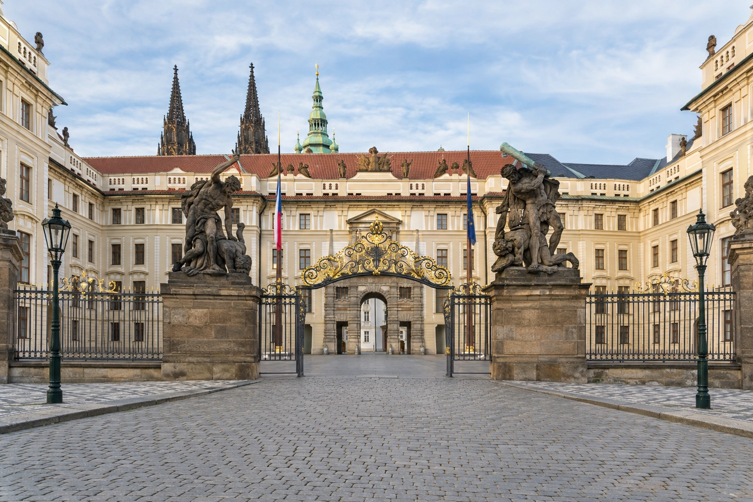 Illustrative catalog artwork of Prague Castle in Prague