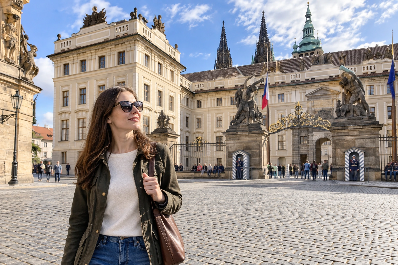 Illustrative Hradcany Approach Experience preview for Prague Castle