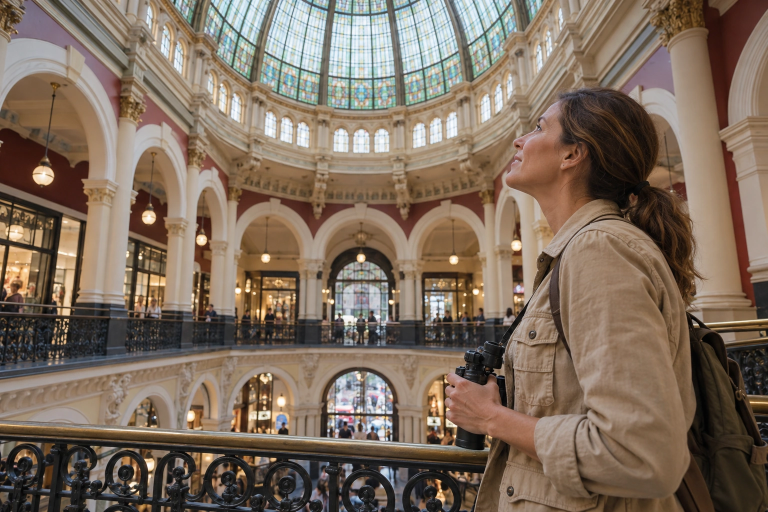 Illustrative Central Dome and Galleries Experience preview for Queen Victoria Building