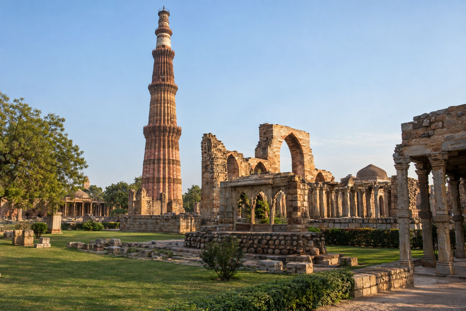 Illustrative Qutb Complex Daylight Experience preview for Qutub Minar