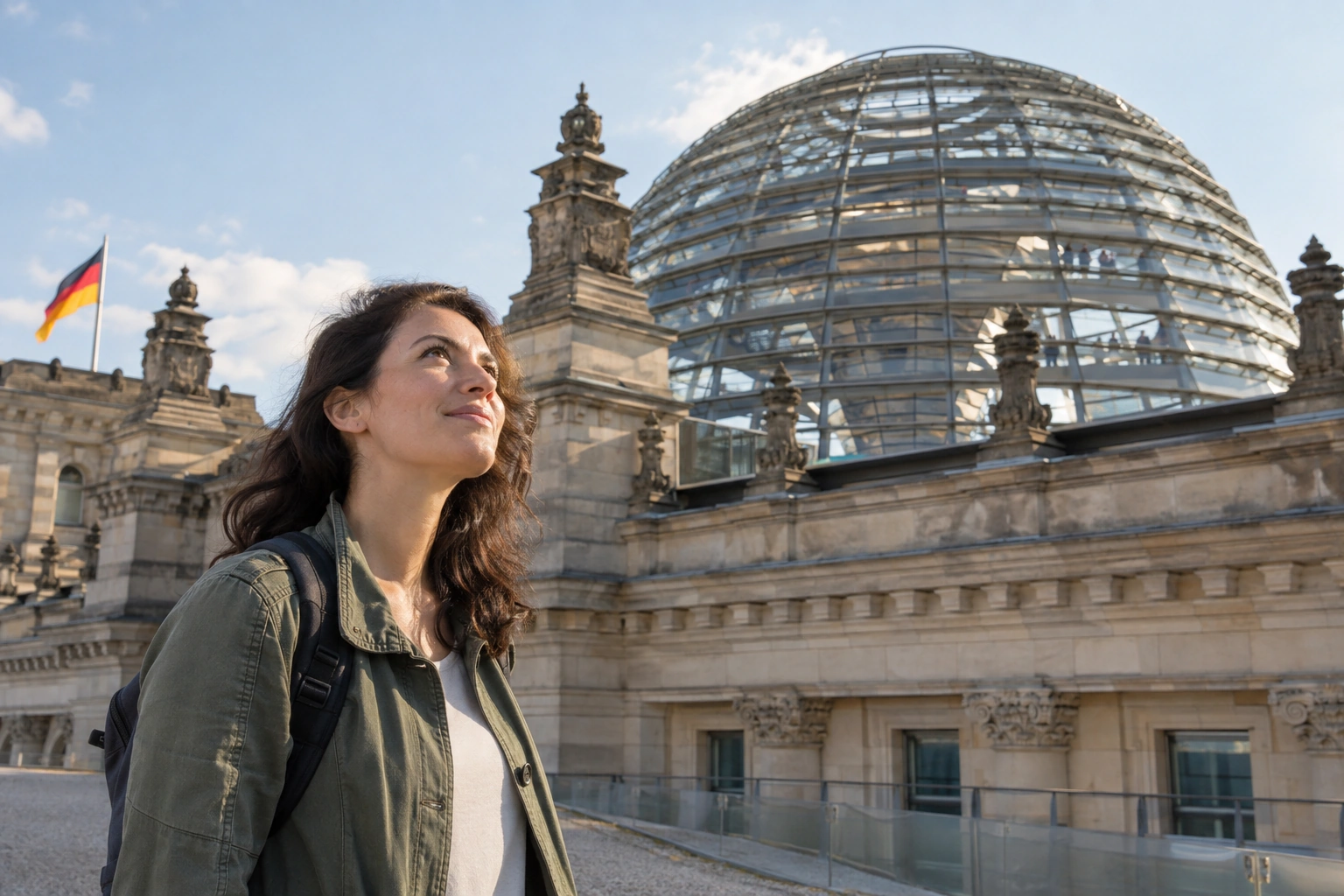 Illustrative Glass Dome Crown Experience preview for Reichstag Building