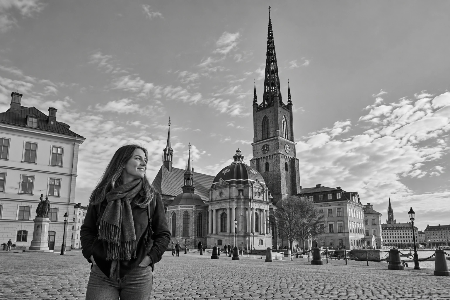 Illustrative Riddarholmen on Film Experience preview for Riddarholmen Church