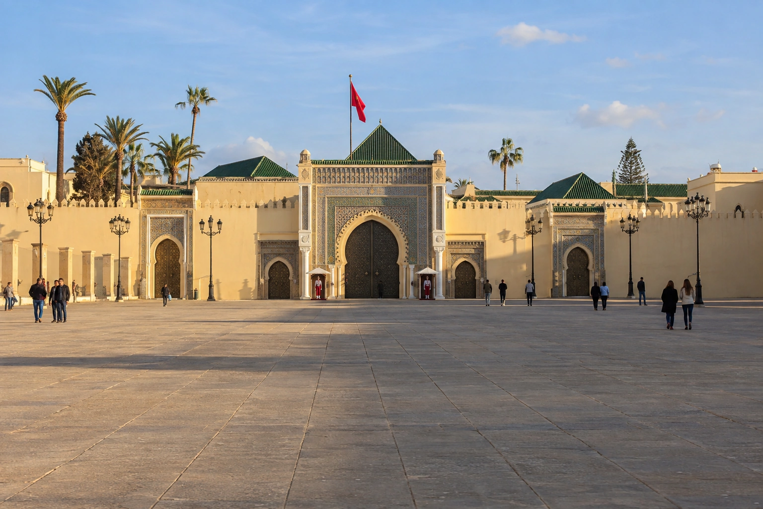Illustrative catalog artwork of the Royal Palace of Rabat