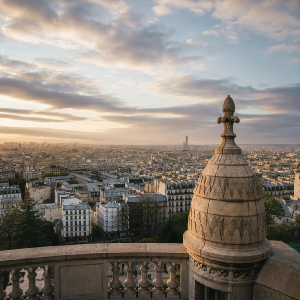 Illustrative Paris Overlook Experience preview for Sacré-Cœur