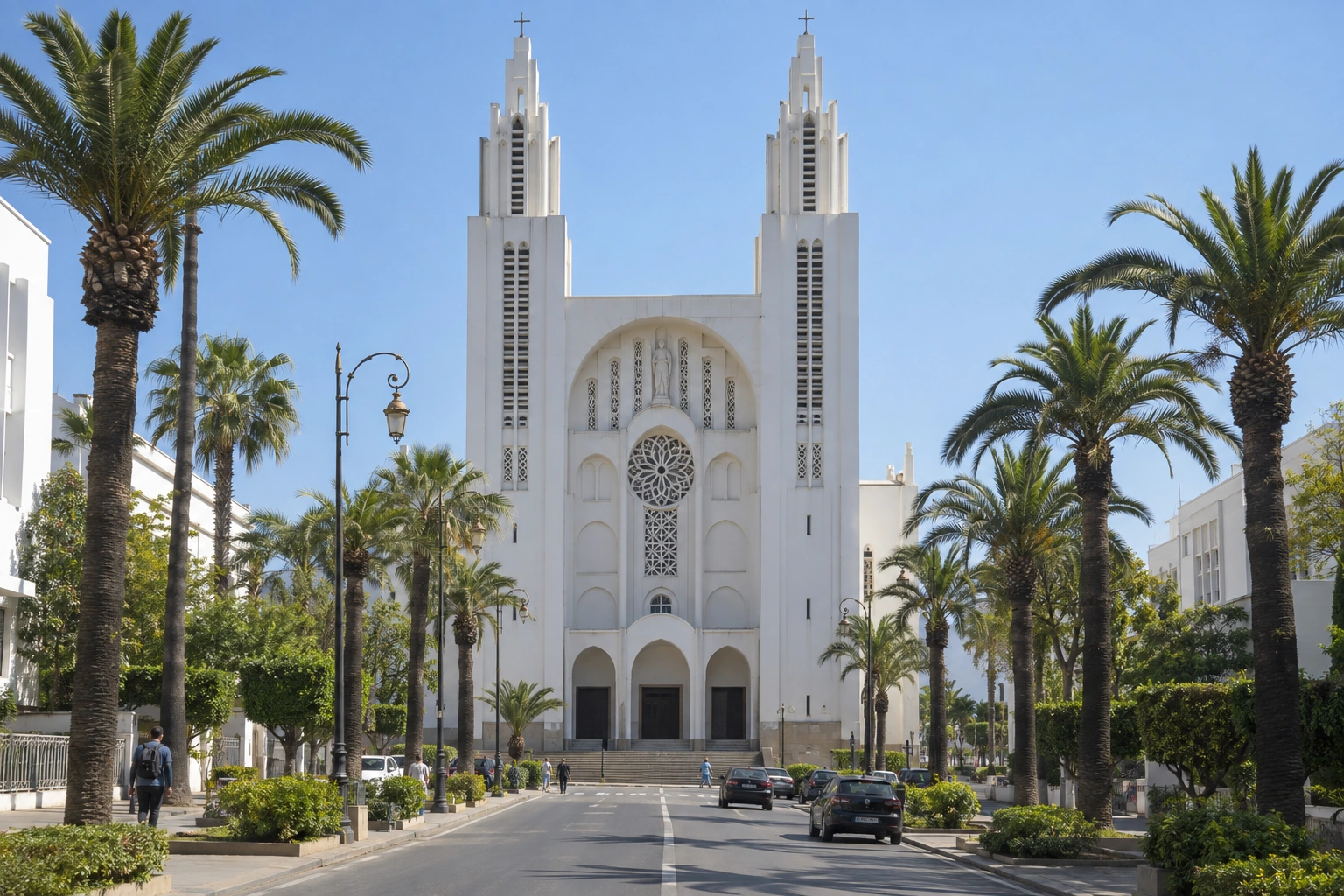 Illustrative catalog artwork of Saint Peter Cathedral in Rabat