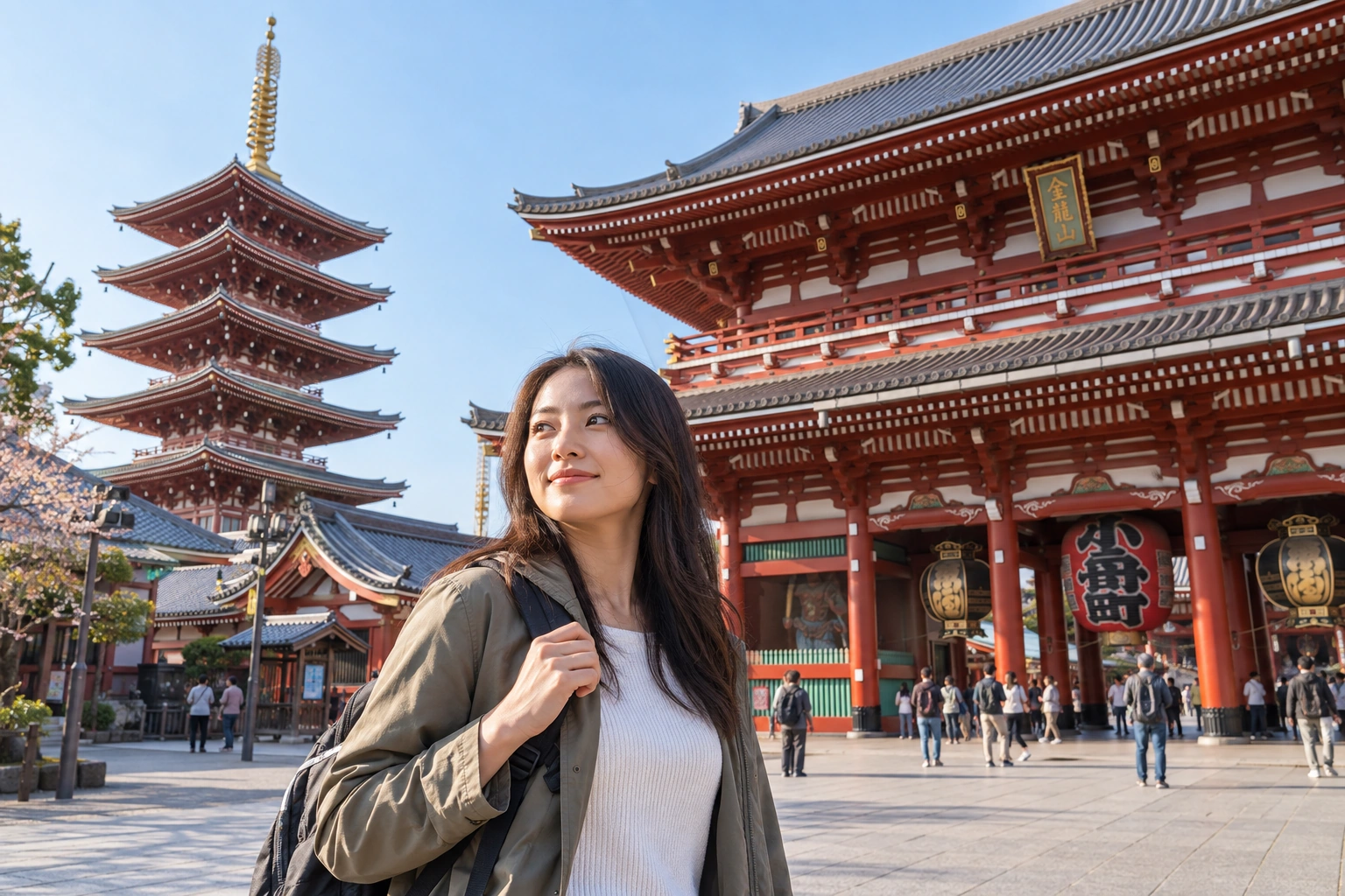 Illustrative Temple Vermilion Experience preview for Senso-ji