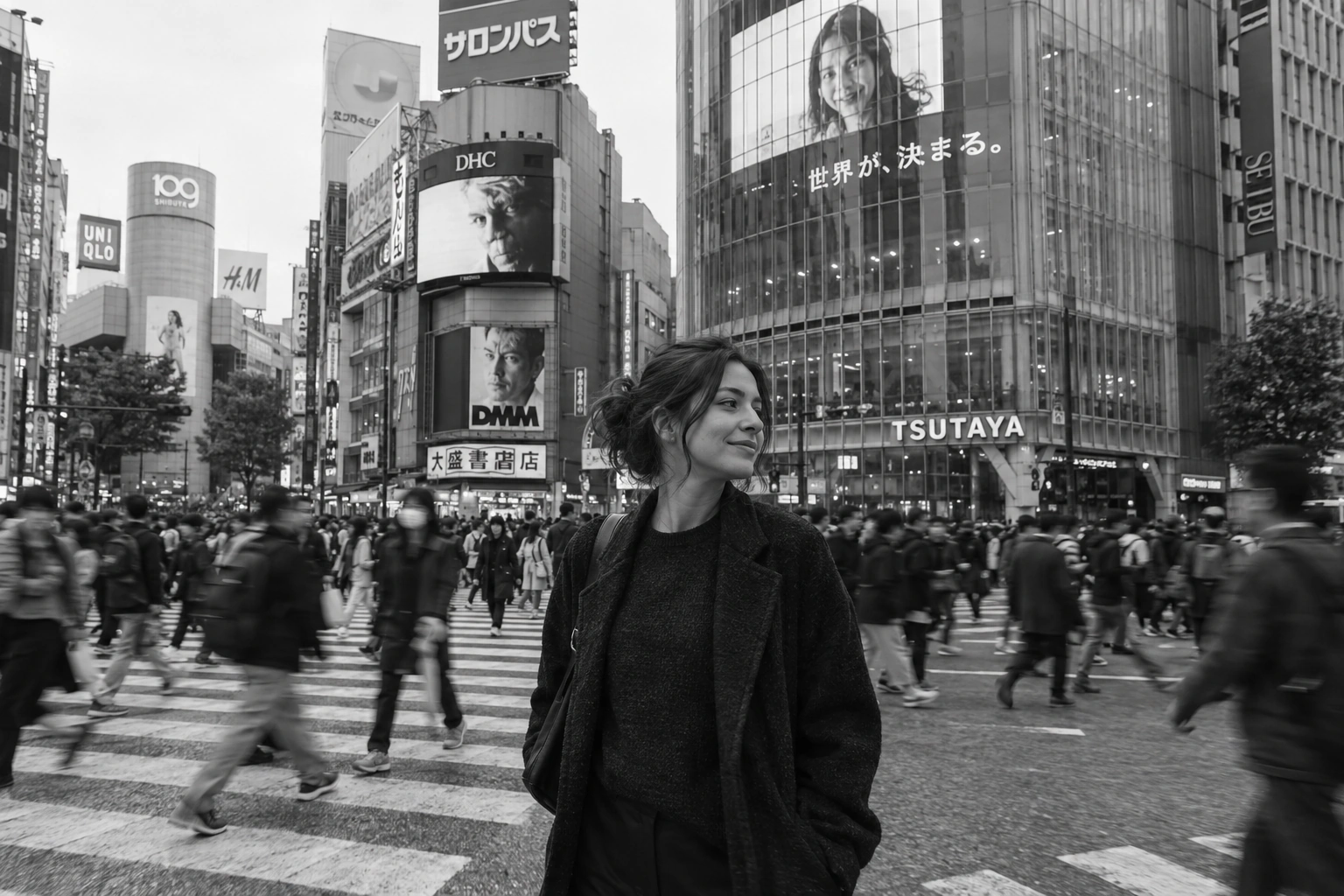 Illustrative City Motion on Film Experience preview for Shibuya Crossing