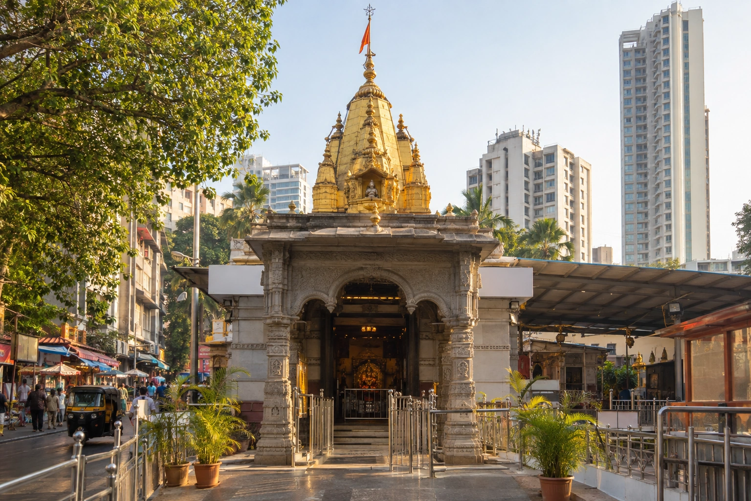 Illustrative catalog artwork of Siddhivinayak Temple in Mumbai