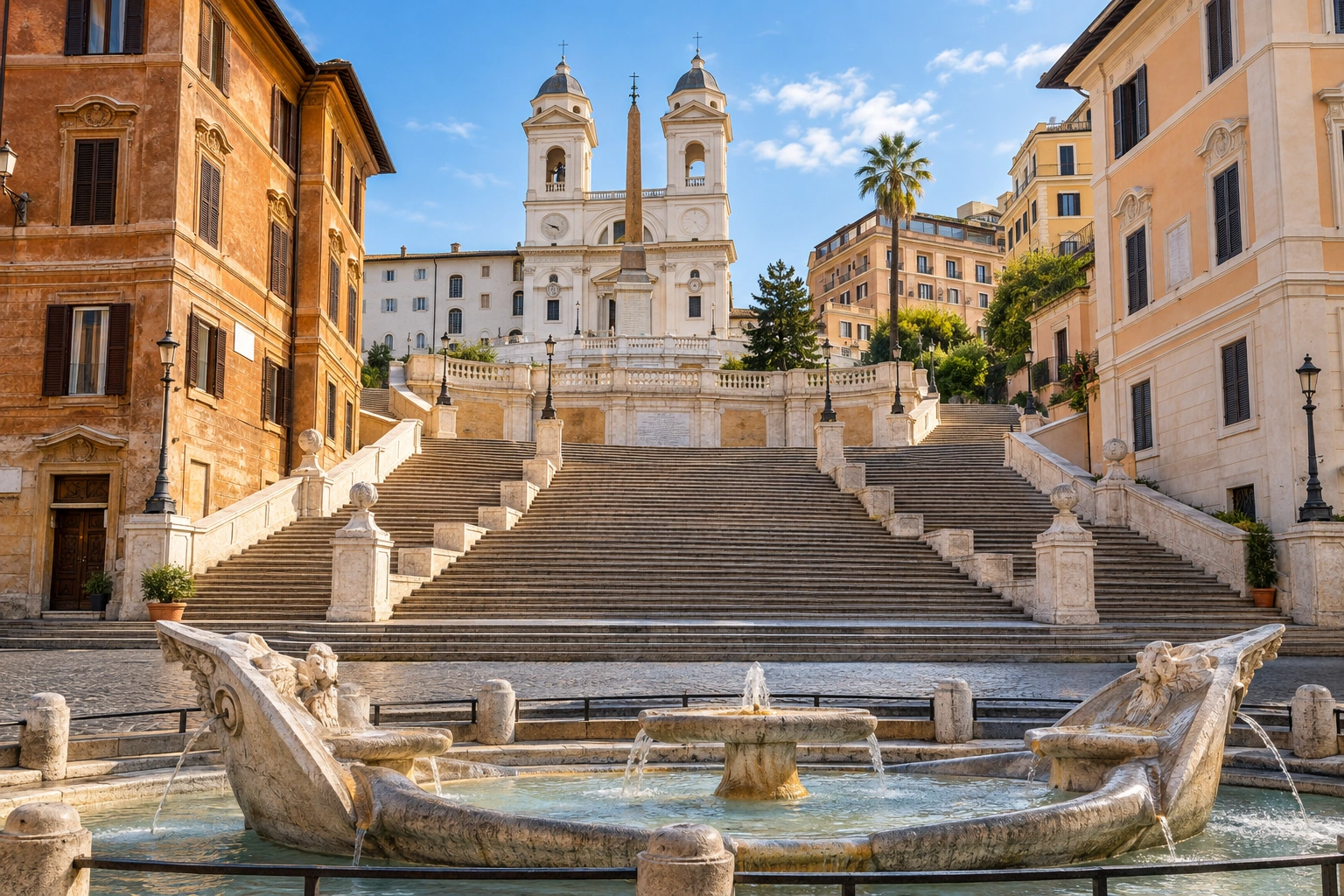 Illustrative catalog artwork of Spanish Steps in Rome