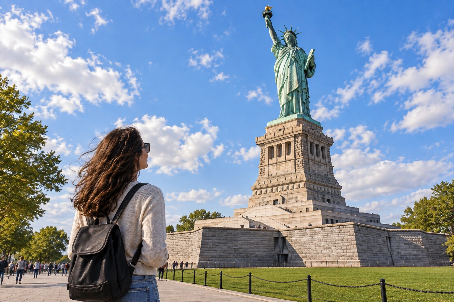 Illustrative Harbor Breeze Experience preview for Statue of Liberty