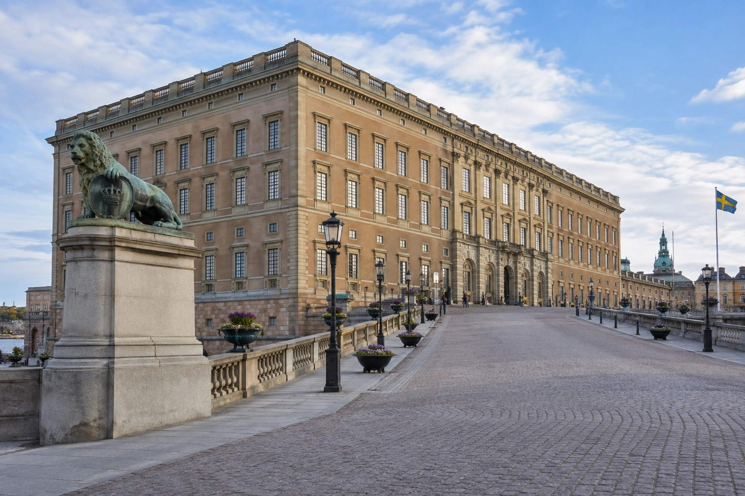 Illustrative catalog artwork of Royal Palace in Stockholm, Sweden